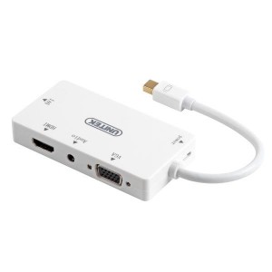 CABLU CONVERTOR ADAPTOR MINI DISPLAYPORT la HDMI + DVI + VGA + Audio, Unitek Y-6354 miniDisplayPort